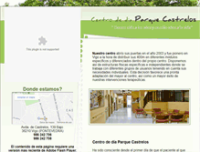 Tablet Screenshot of centrodediaparquecastrelos.com